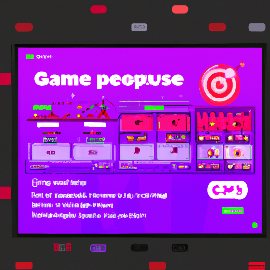 Gallery hero screenshot with neon HUD and scoreboard